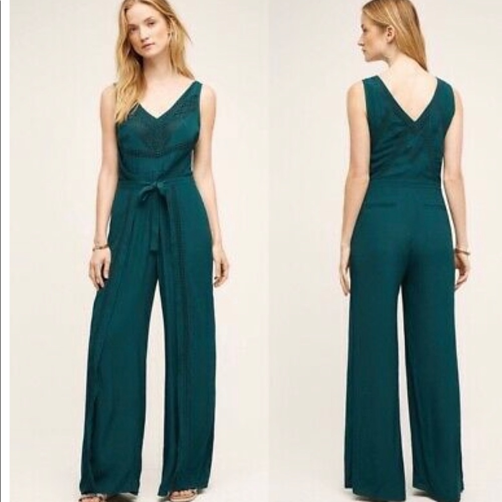 Anthropologie Elevenses Sabine Jumpsuit -Sz4